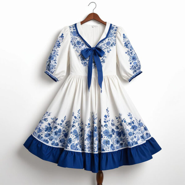 Flower Embellished Frock - Image 2