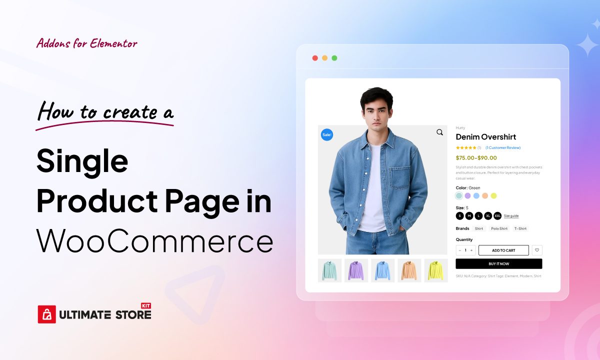 How to create a single product page in WooCommerce