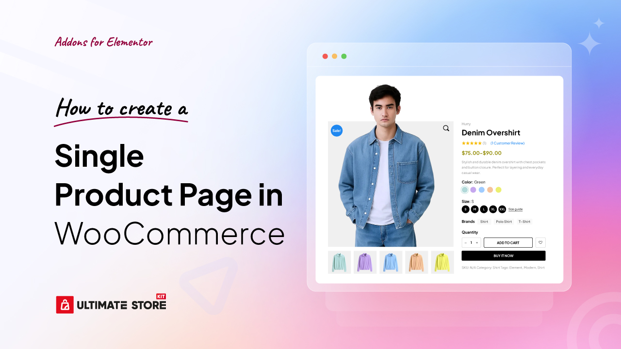 How to create a single product page in WooCommerce