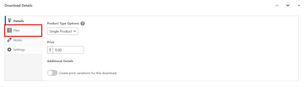 Upload Digital Files