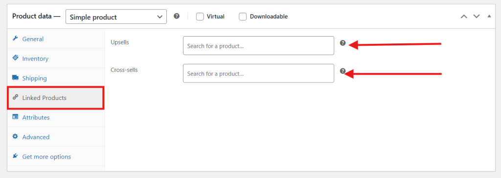 Add linked products