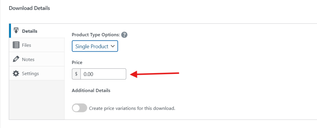 Set Pricing