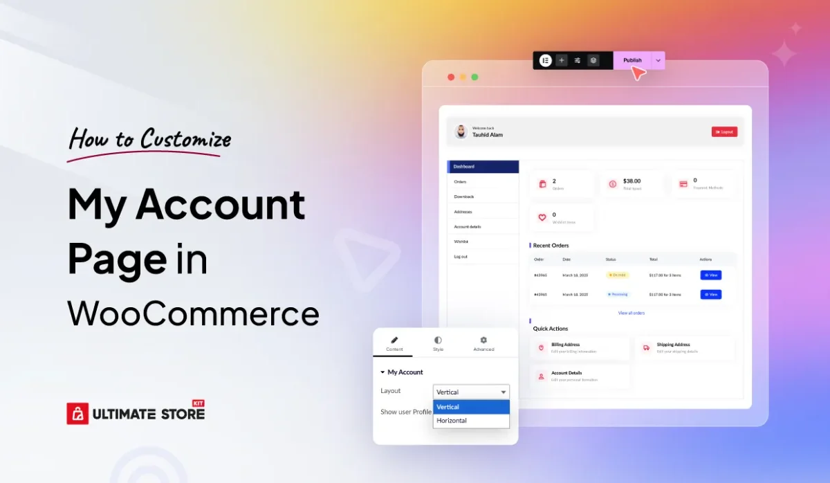 How to Customize the WooCommerce Account Page