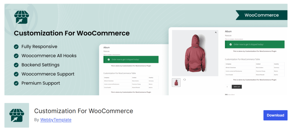 Customization for WooCommerce - Best WooCommerce Customizer Plugin