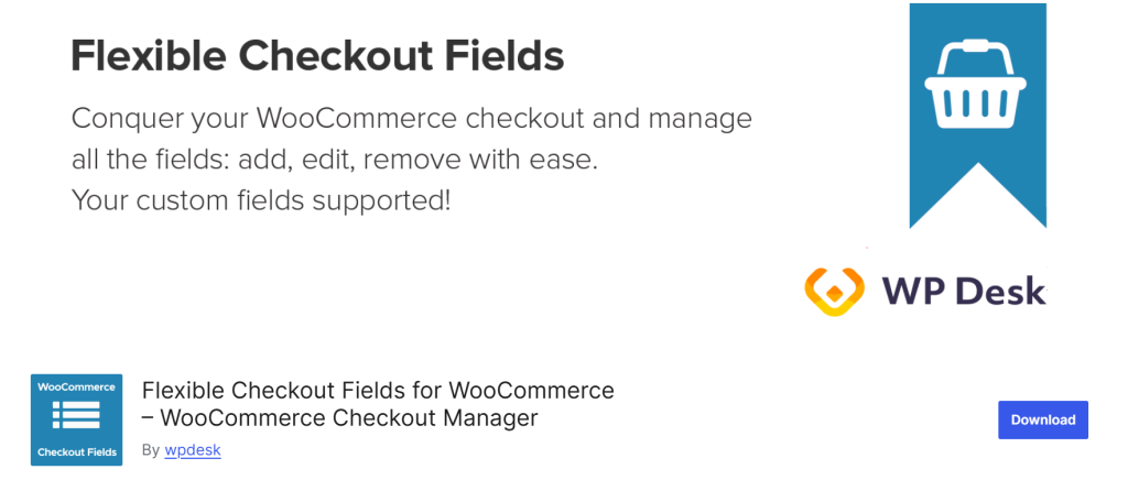 Flexible Checkout Fields - Best WooCommerce Customizer Plugin