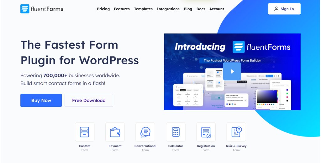 Fluent Forms - Best WooCommerce Form Builder