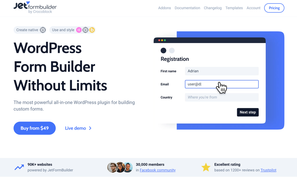 Jet Form Builder - Best WooCommerce Form Builder