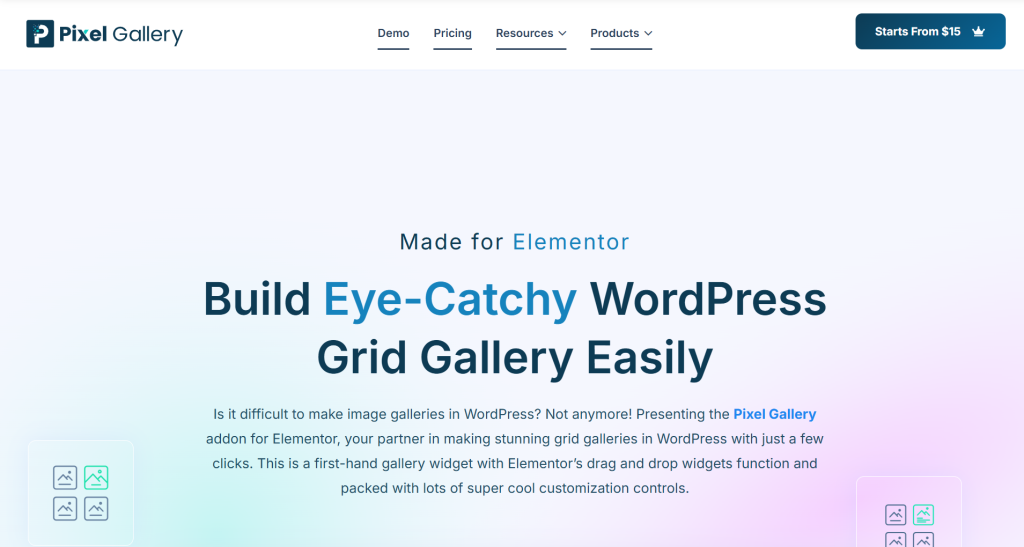 Pixel Gallery - Best WordPress Gallery Plugins