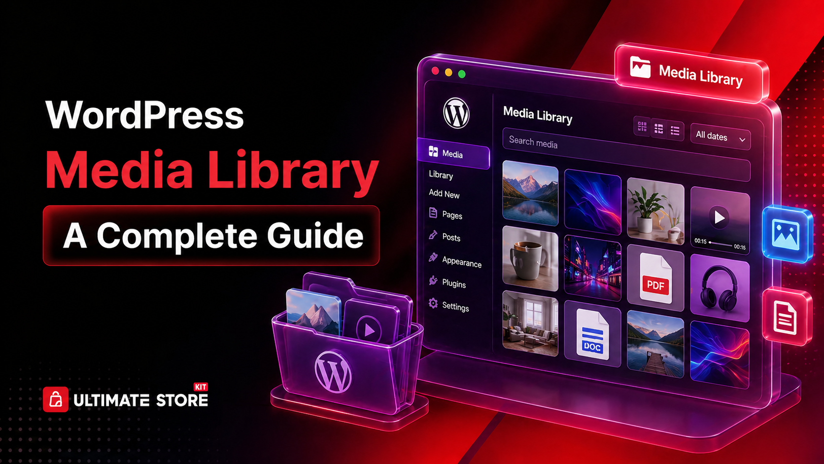 WordPress media library