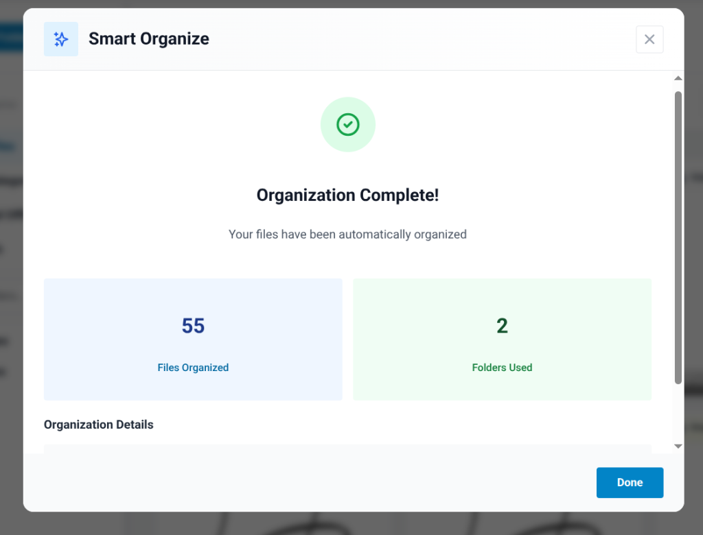 Then it will be the organization's complete automation.