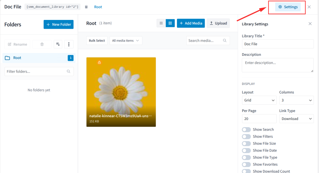 Also, you can set a password on the full document library from Settings ⟶ Security