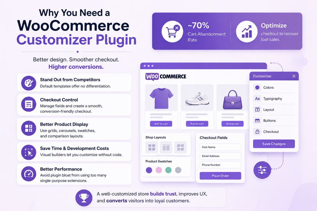 why do you need a Woocommerce customizer plugin