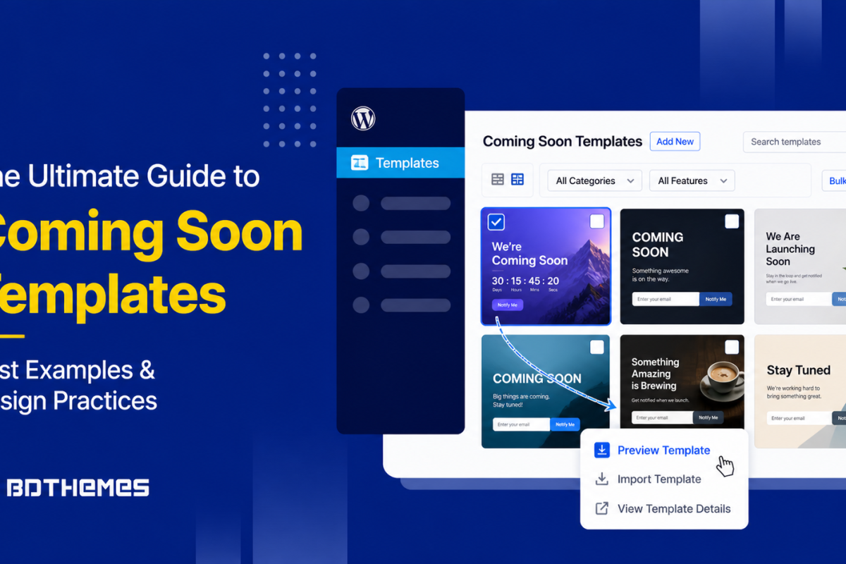 Best Coming Soon Templates