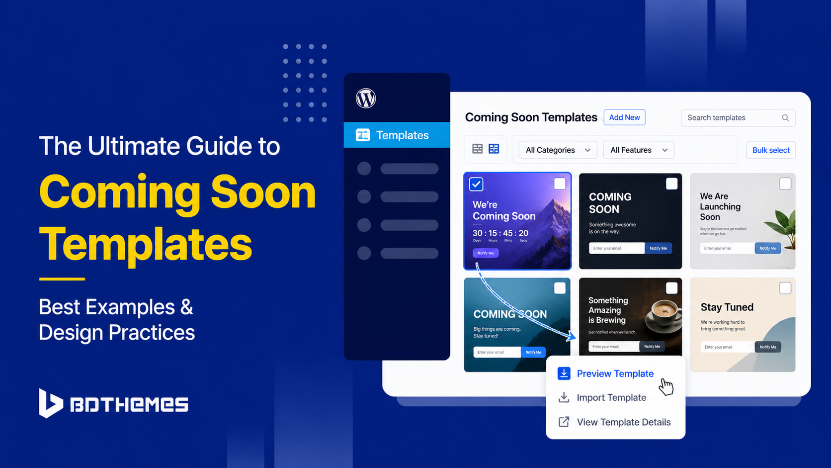 Best Coming Soon Templates