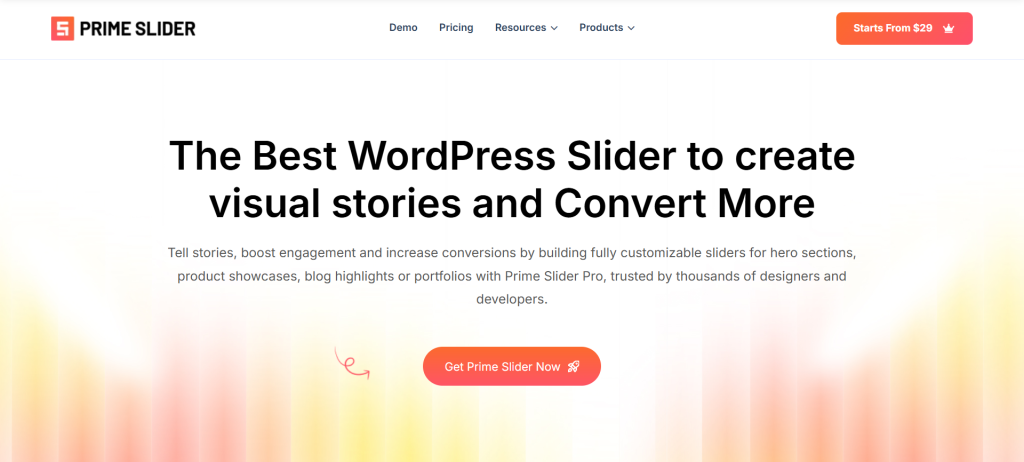 Prime slider plugin