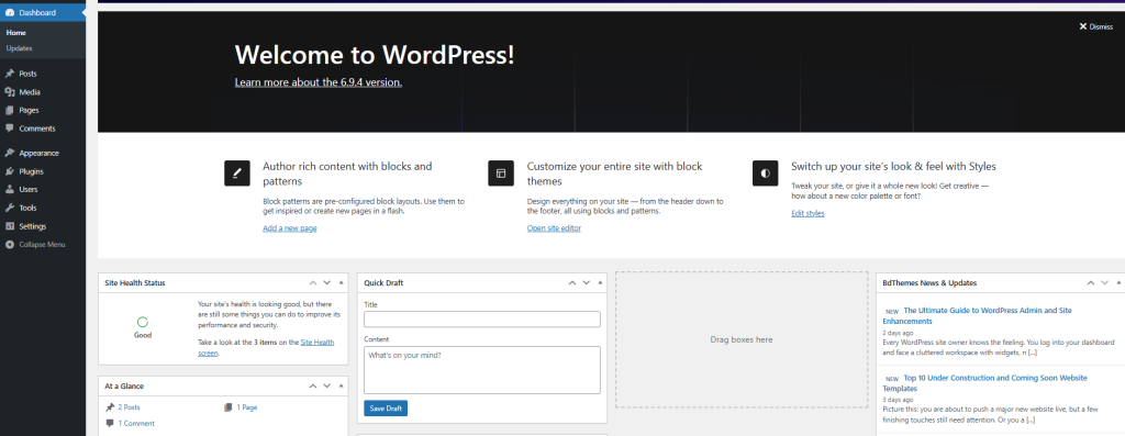 Dark Reader Plugin in WordPress