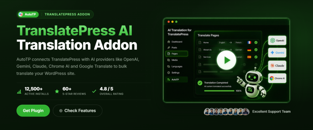AutoMLP - AI Translation for WPML