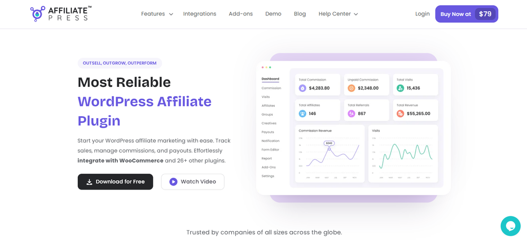 best affiliate plugins for WodPress - AffiliatePress